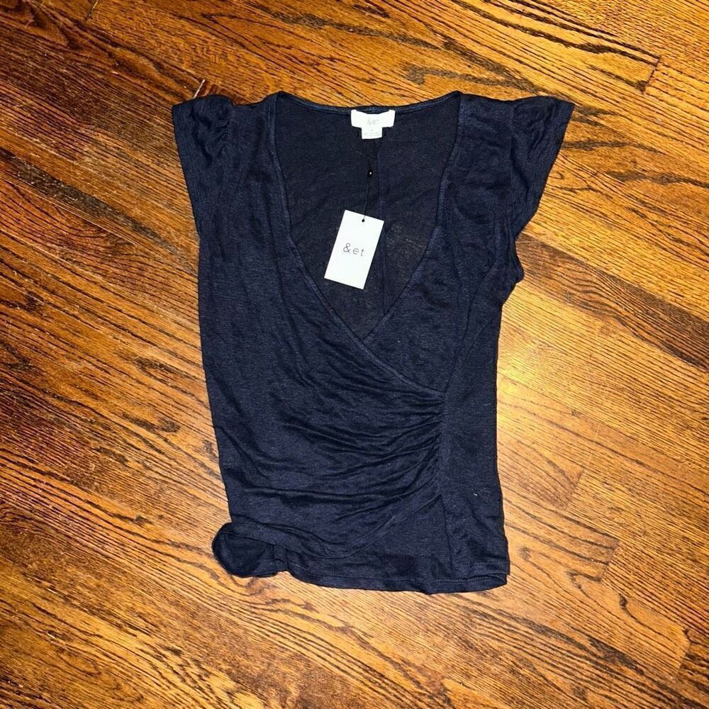 New &Et linen blouse